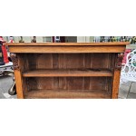 Open Shelf Bookcase Display Case Victorian